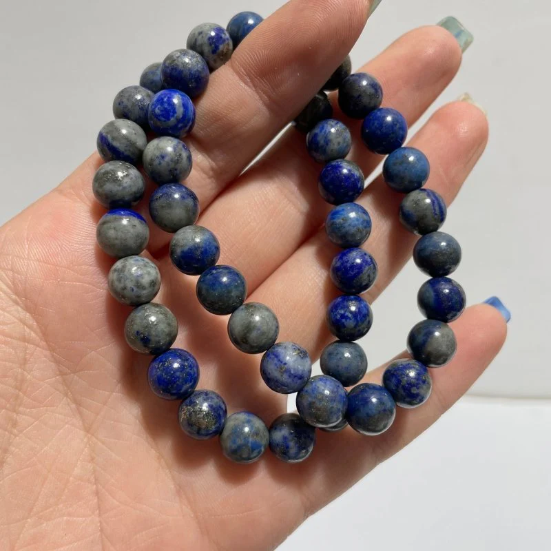 Local Stock - 8MM Lapis Lazuli Bracelets Wholesale - Image 2