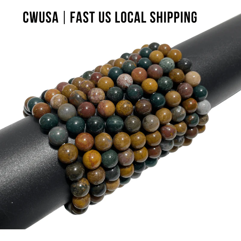 Local Stock - 8MM Ocean Jasper Bracelet Wholesale