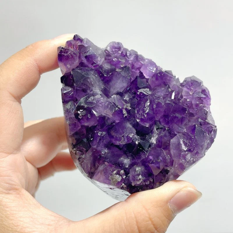 Local Stock - Deep Purple Amethyst Cluster Wholesale Bottom Cut - Image 2