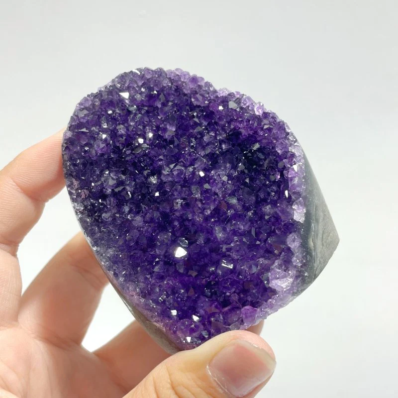 Local Stock - Deep Purple Amethyst Cluster Wholesale Bottom Cut - Image 4