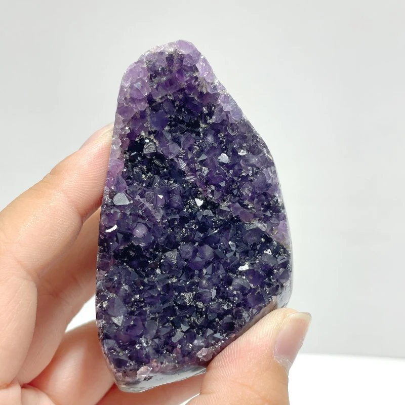 Local Stock - Deep Purple Amethyst Cluster Wholesale Bottom Cut - Image 5