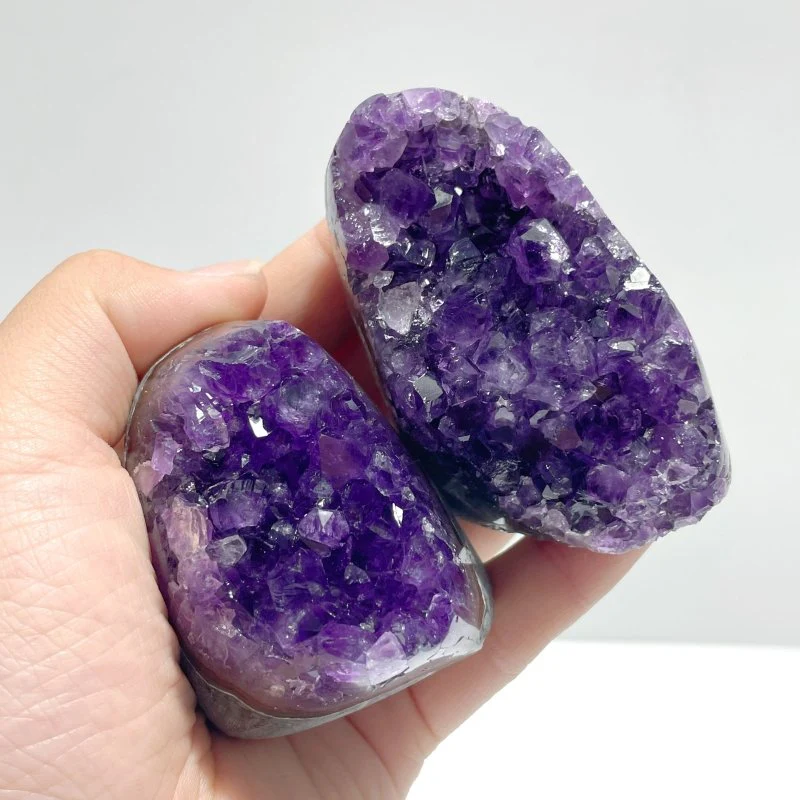 Local Stock - Deep Purple Amethyst Cluster Wholesale Bottom Cut - Image 6