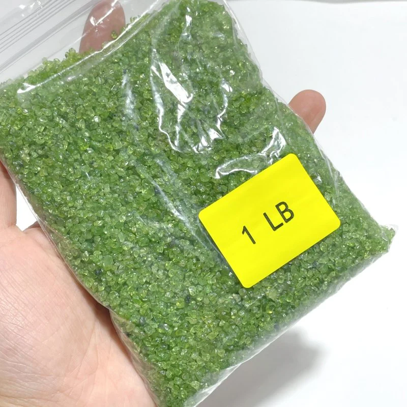 Local Stock - Natural Rough Peridot Chips Wholesale