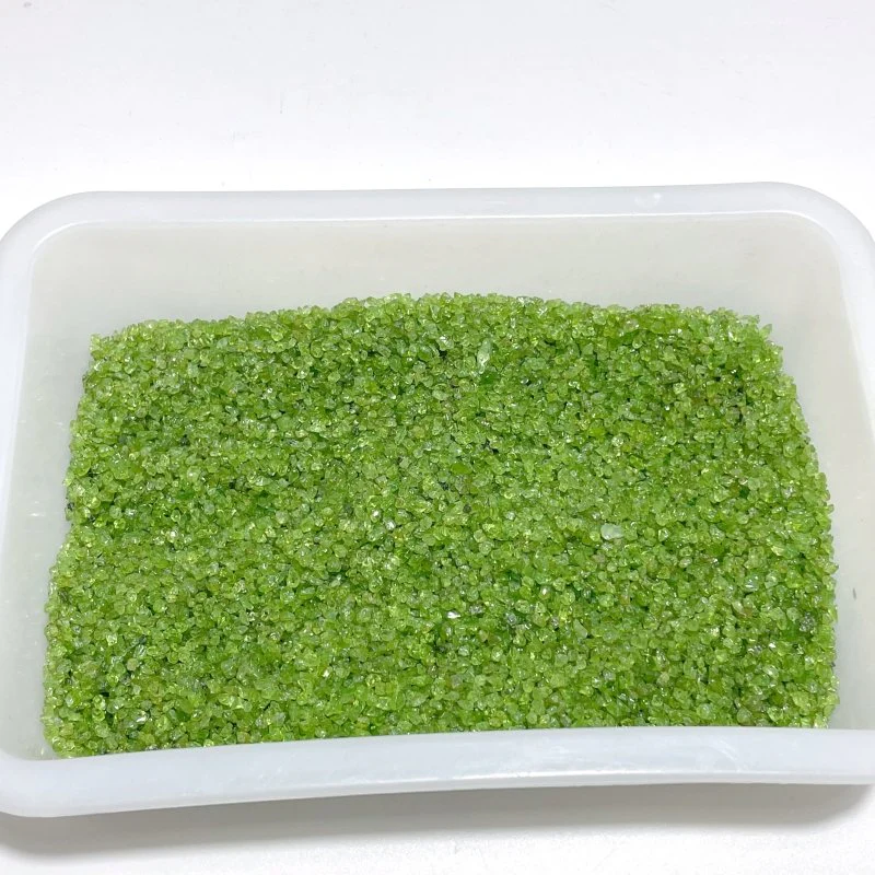 Local Stock - Natural Rough Peridot Chips Wholesale - Image 2