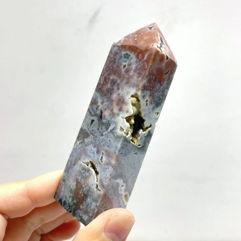 25 Pieces Ocean Jasper Four-Sided Points - Image 2