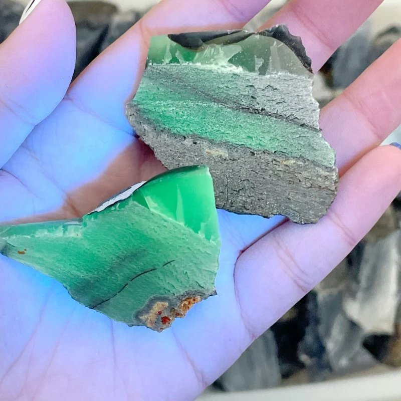 Volcano Agate Rough Stone Cutting Leftover Stone Wholesale(UV-Reactive) - Image 5
