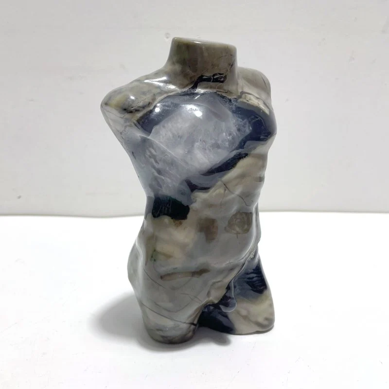 5 Pieces Volcano Agate Male Body Carving (UV-Reactive) - Image 6