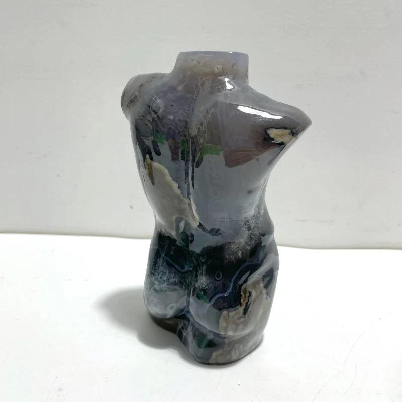 5 Pieces Volcano Agate Male Body Carving (UV-Reactive) - Image 8