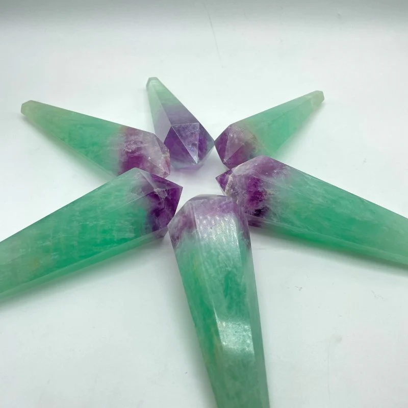 Watermelon Colourful Fluorite Point Magic Scepter Wand Wholesale - Image 2