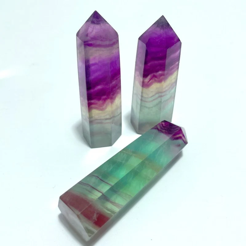Rainbow Fluorite Tower Points Wholesale - Image 2
