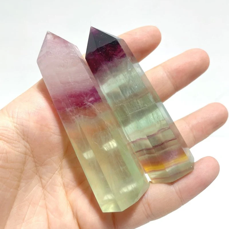Rainbow Fluorite Tower Points Wholesale - Image 4