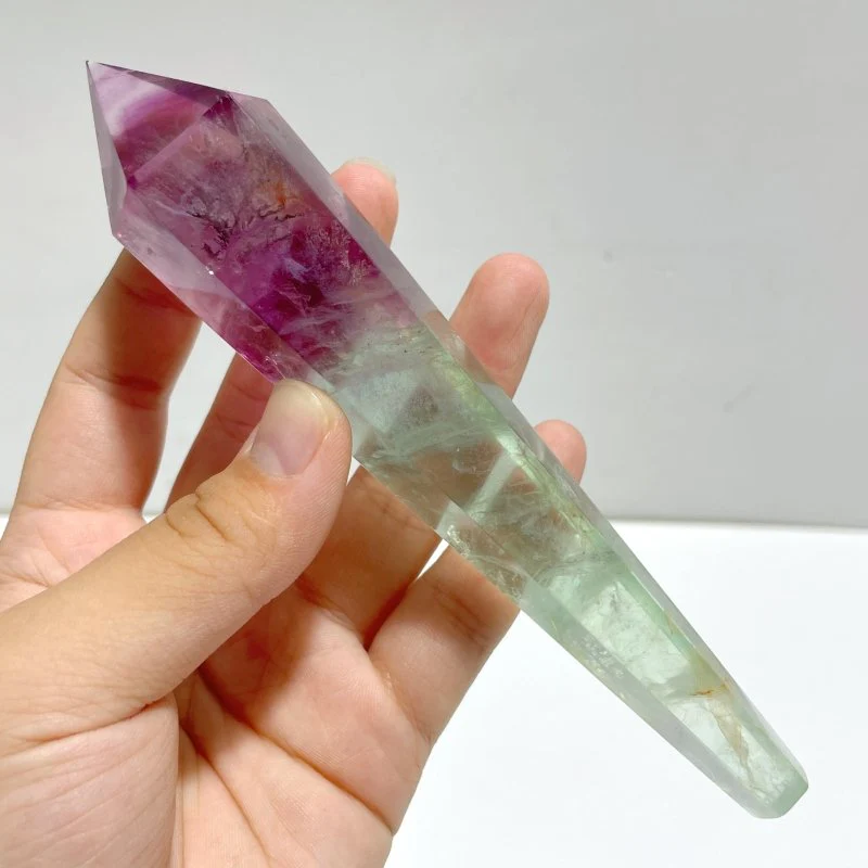 Watermelon Fluorite Point Magic Scepter Wand Wholesale - Image 4