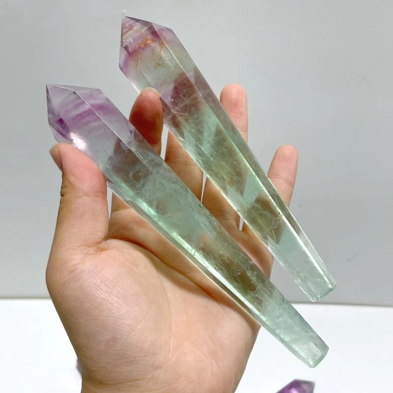 Watermelon Fluorite Point Magic Scepter Wand Wholesale - Image 5