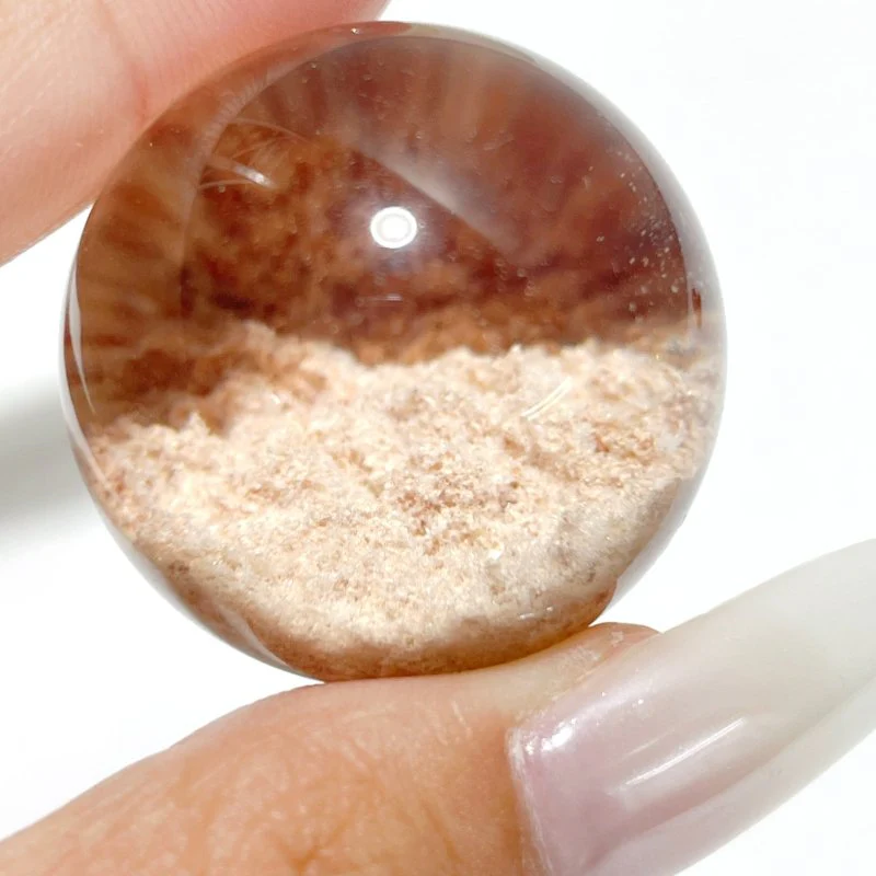Light Pink Garden Quartz Sphere - Image 3