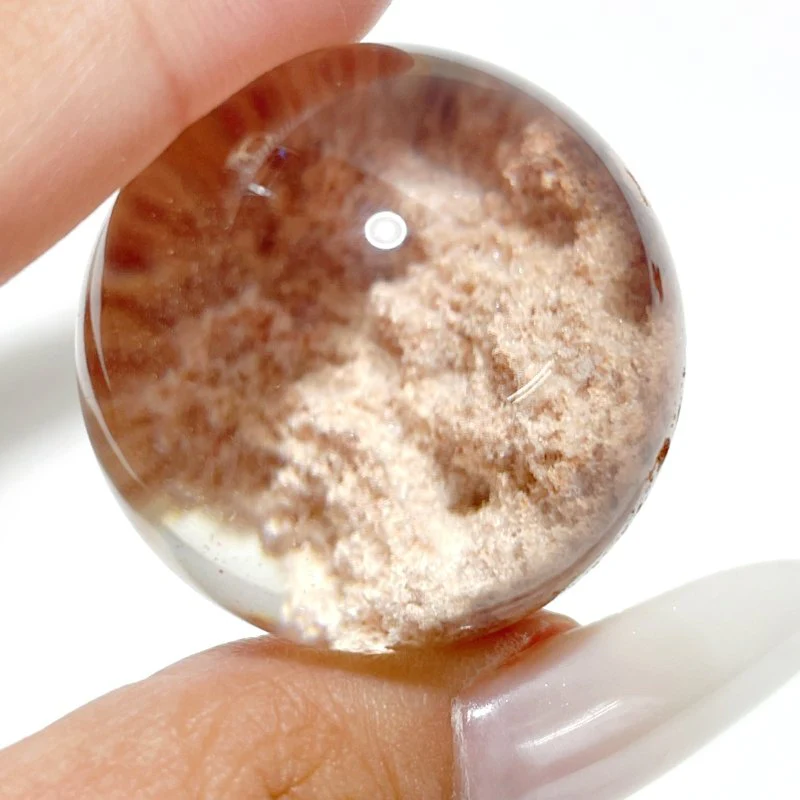 Light Pink Garden Quartz Sphere - Image 5