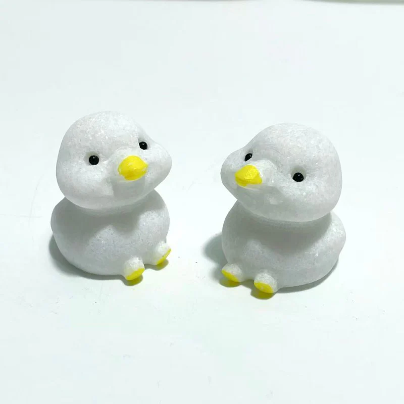 White Marble Duck Animal Carving Wholesale - Image 5