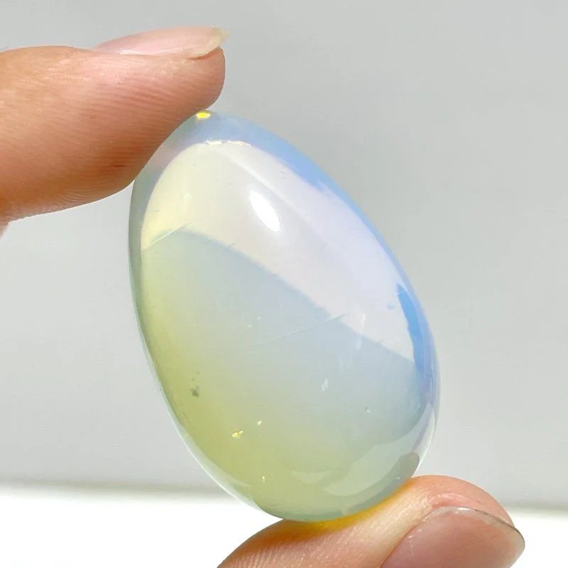 White Opalite Egg Wholesale - Image 2