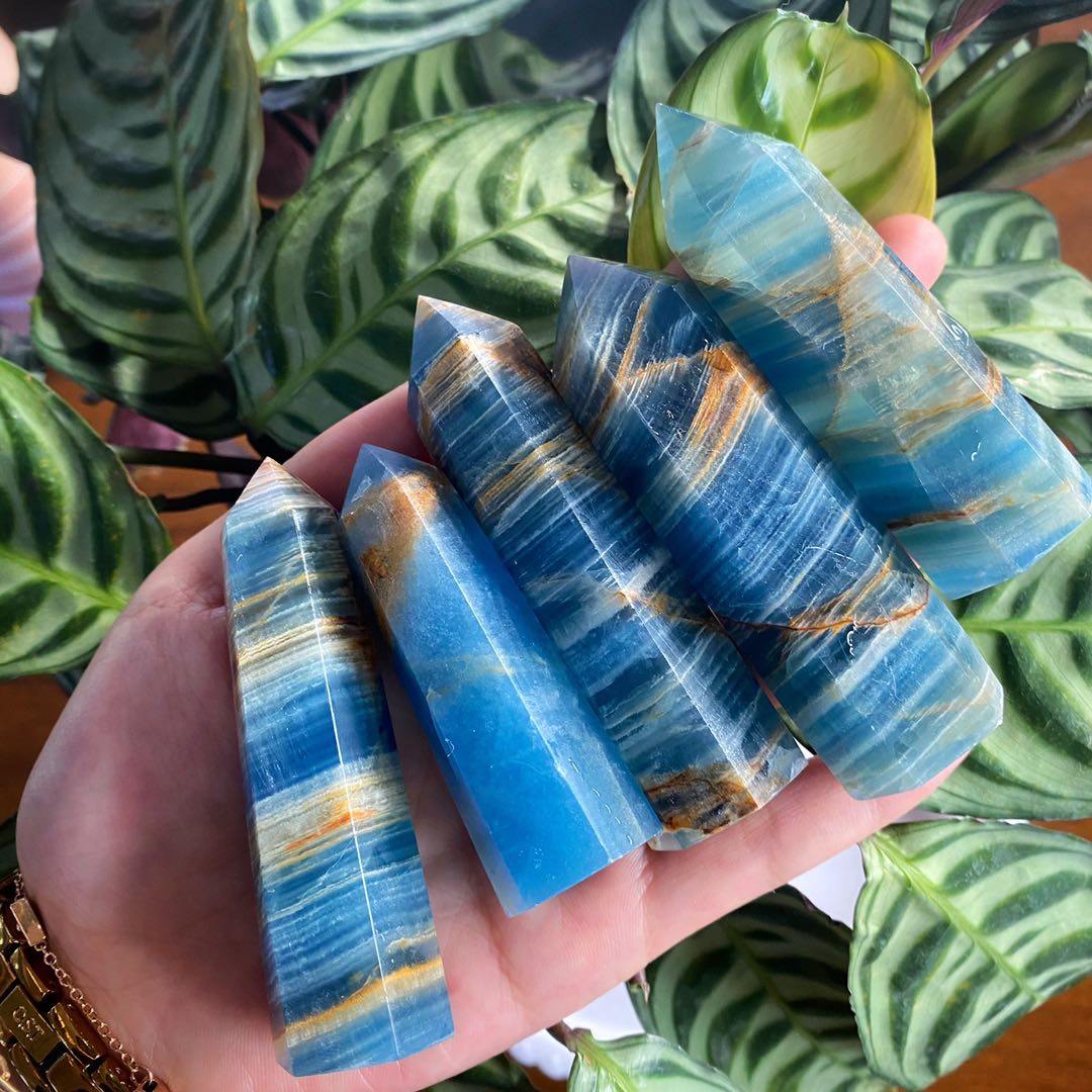 Blue Onyx Wand Quartz Point Wholesale - Image 6