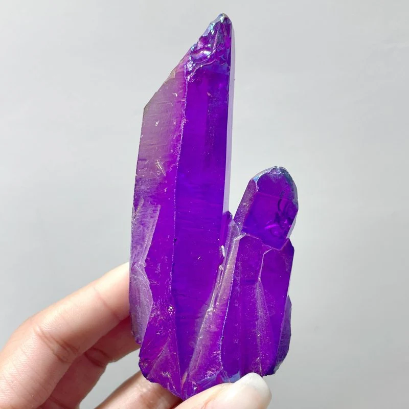 Small Colorful Aura Crystal Cluster Wholesale - Image 6