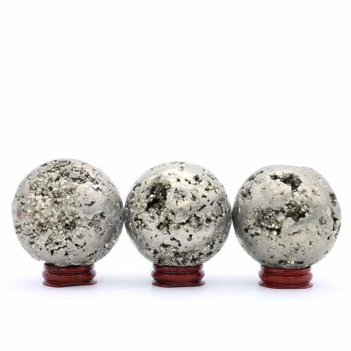 High Quality Pyrite Balls Geode - Image 3