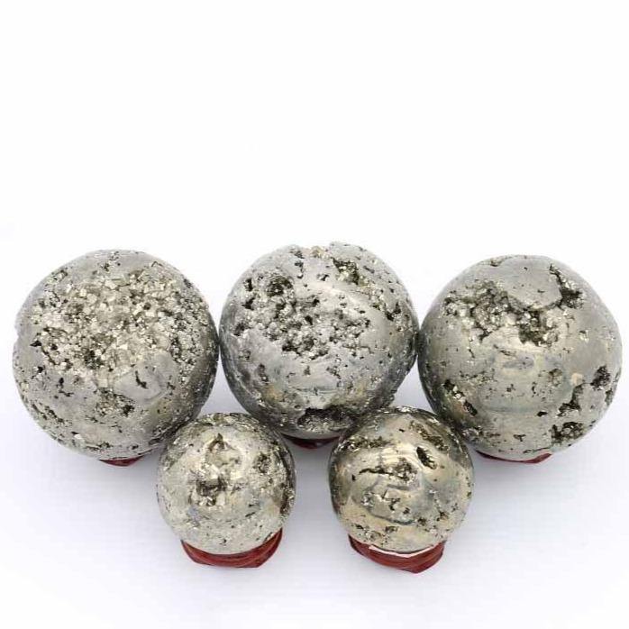 High Quality Pyrite Balls Geode - Image 6