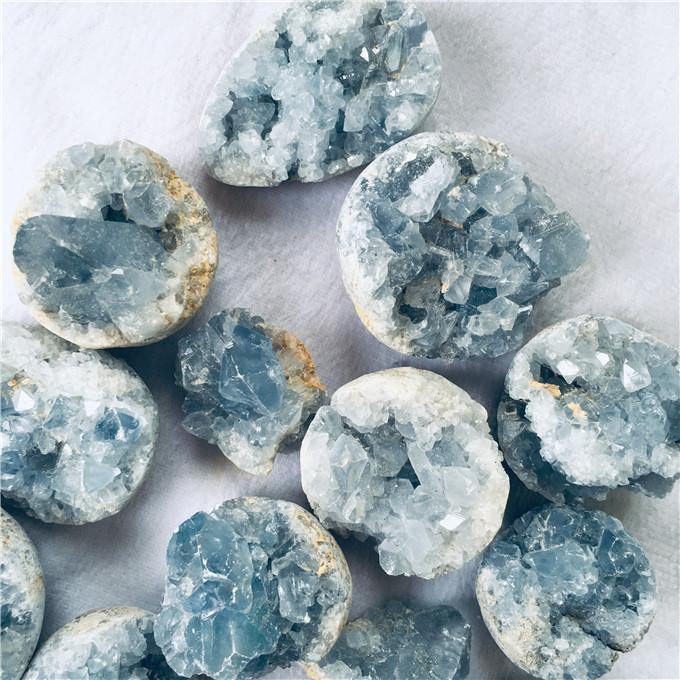 Blue Celestite Clusters Geode Crystal Wholesale - Image 3