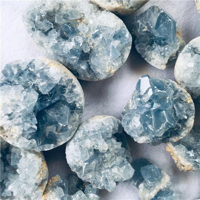 Blue Celestite Clusters Geode Crystal Wholesale - Image 4