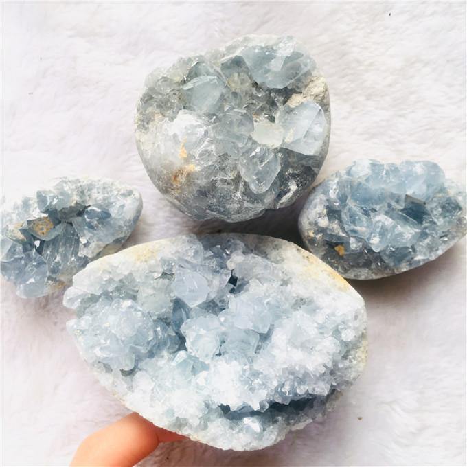 Blue Celestite Clusters Geode Crystal Wholesale - Image 7