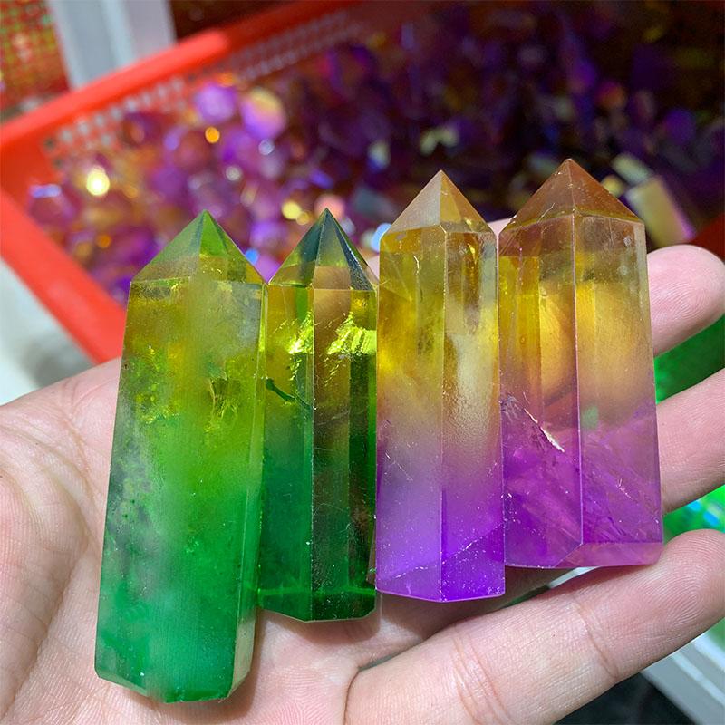 Wholesale Natural Clear Crystal Tower Angel Aura Quartz Crystal Point - Image 5