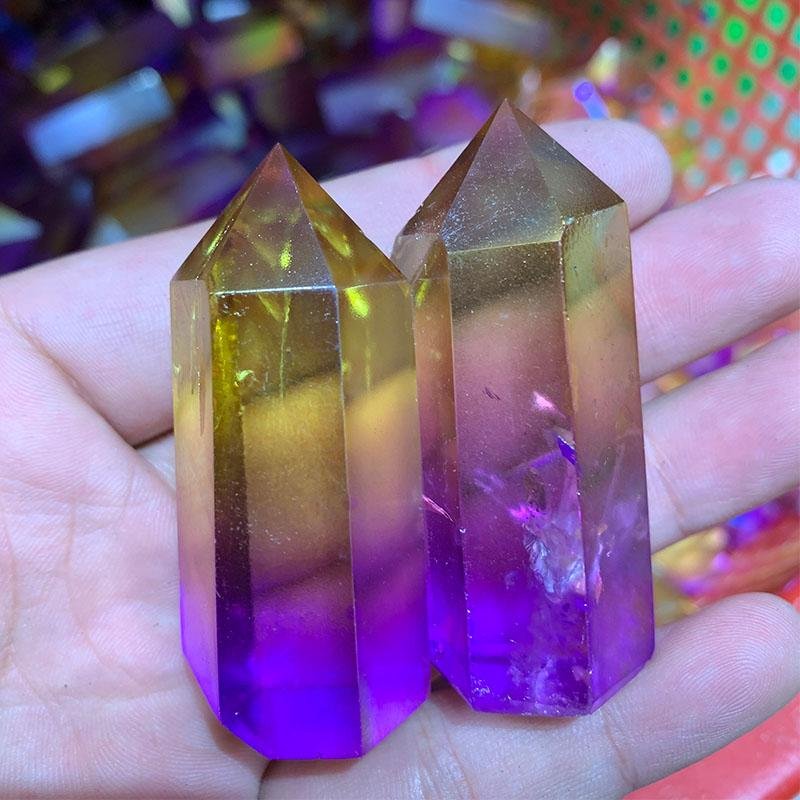 Wholesale Natural Clear Crystal Tower Angel Aura Quartz Crystal Point - Image 6