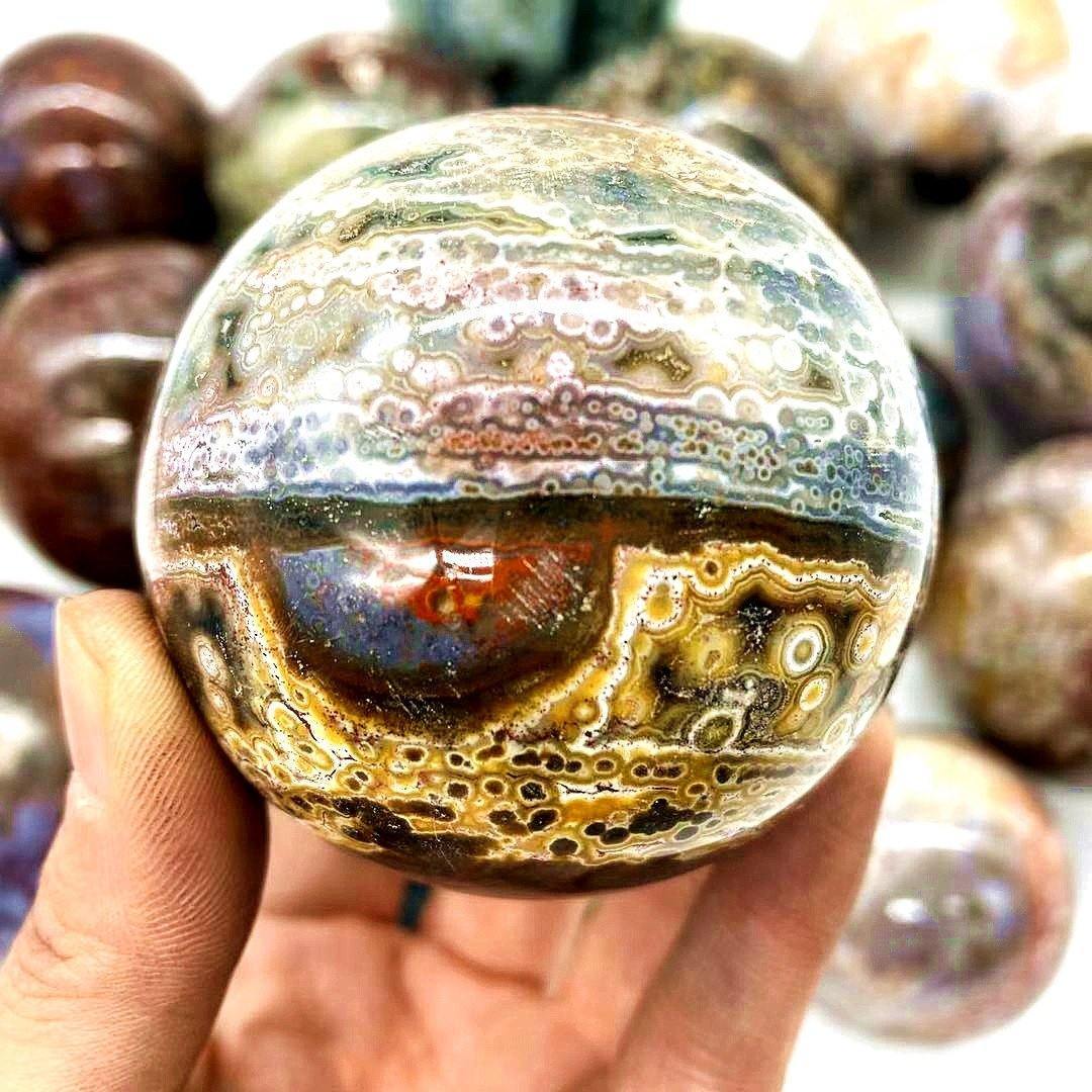 Ocean Jasper Sphere Ball Wholesale - Image 5