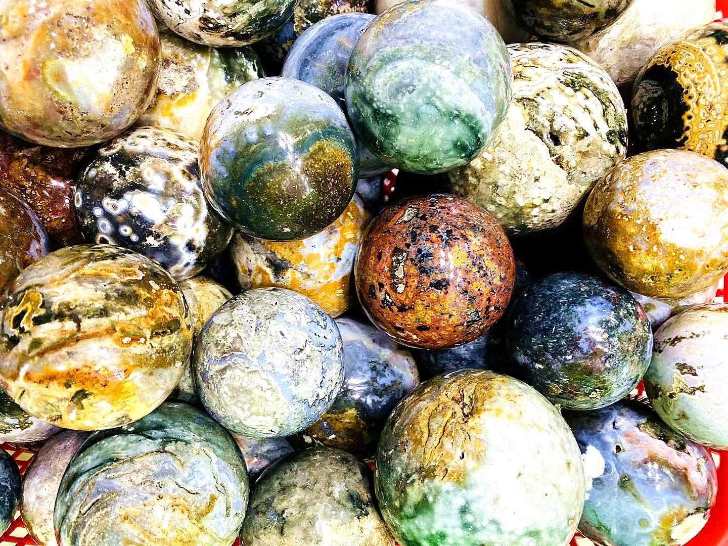 Ocean Jasper Sphere Ball Wholesale - Image 6