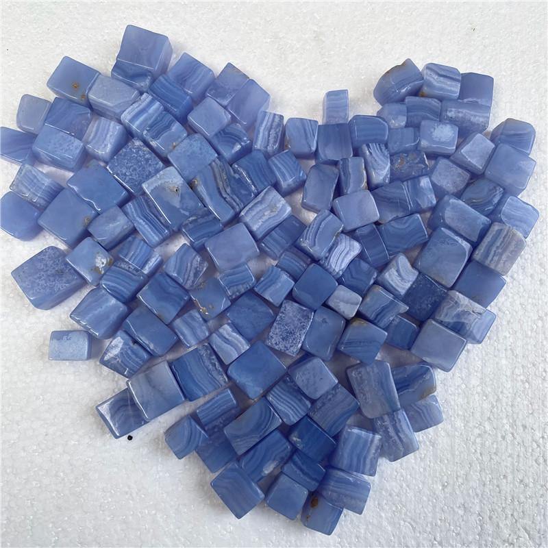 Blue Lace Agate Cube Tumbled - Image 3