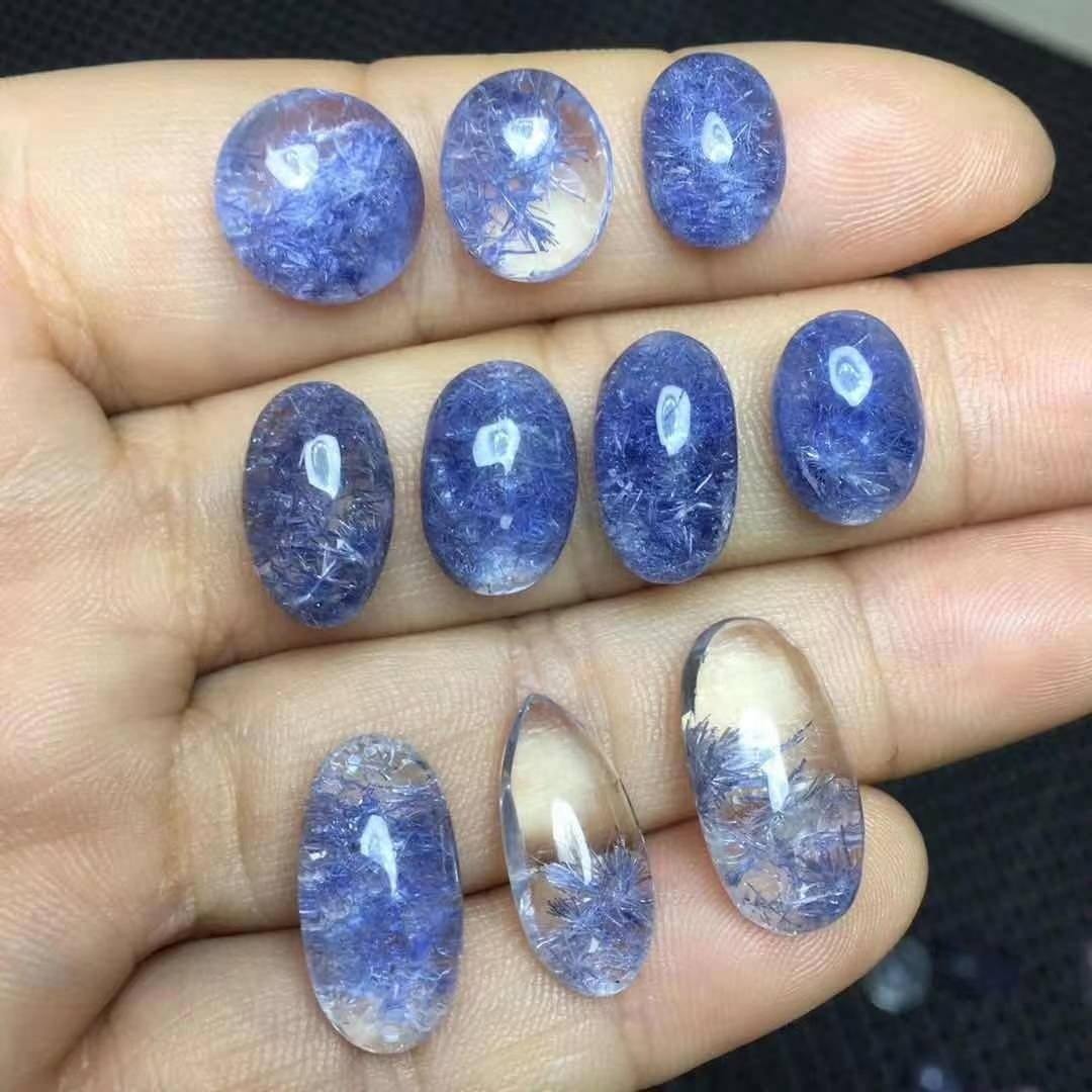 Dumortierite Polished Pendants - Image 4