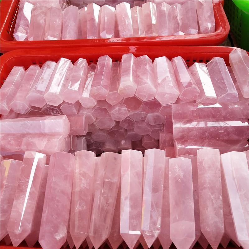 Rose Quartz Crystal Madagascar Deep Pink - Image 2