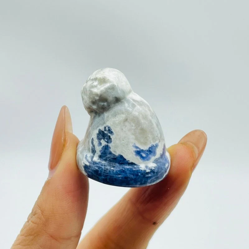 Winter Hat Cap Carving Wholesale Sodalite Howlite - Image 4