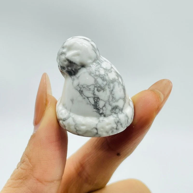 Winter Hat Cap Carving Wholesale Sodalite Howlite - Image 5