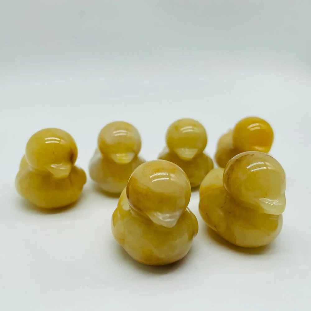 Yellow Agate Duck Carving Wholesale - Image 3