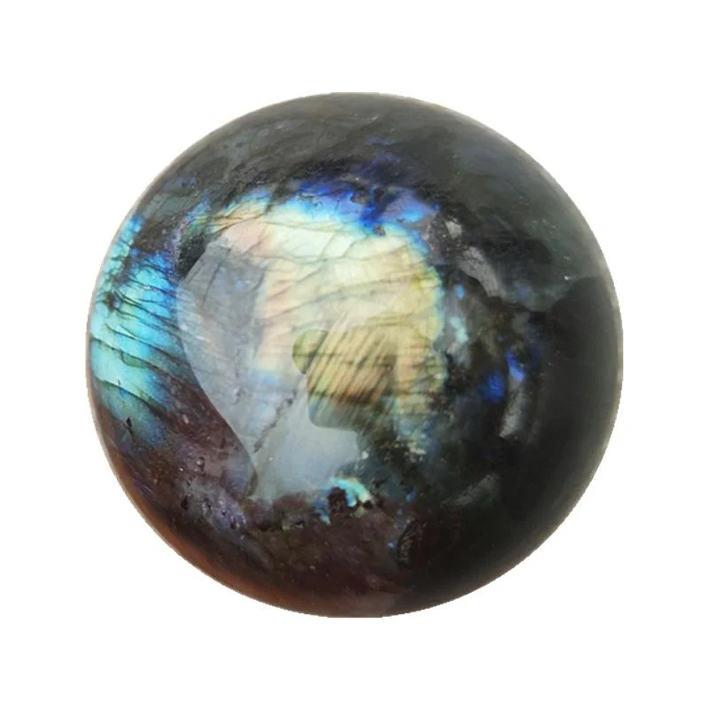 Yellow&Blue Labradorite Sphere Ball Wholesale - Image 3