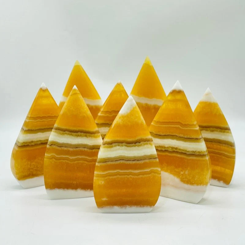 Yellow Calcite Arrow Head Shape Crystal Wholesale - Image 2