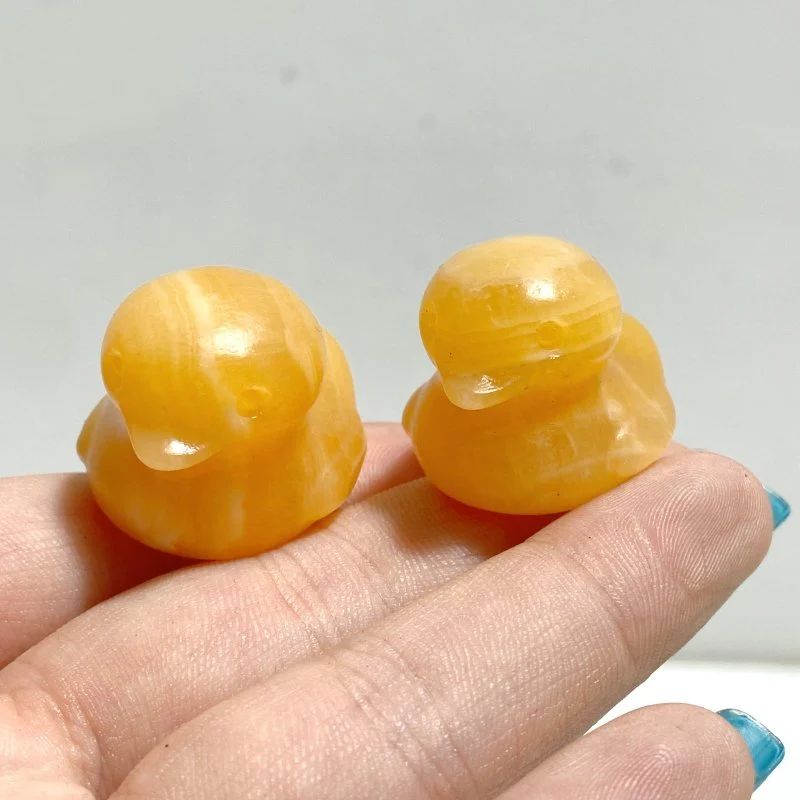 Yellow Calcite Duck Carving Wholesale Closeout - Image 6