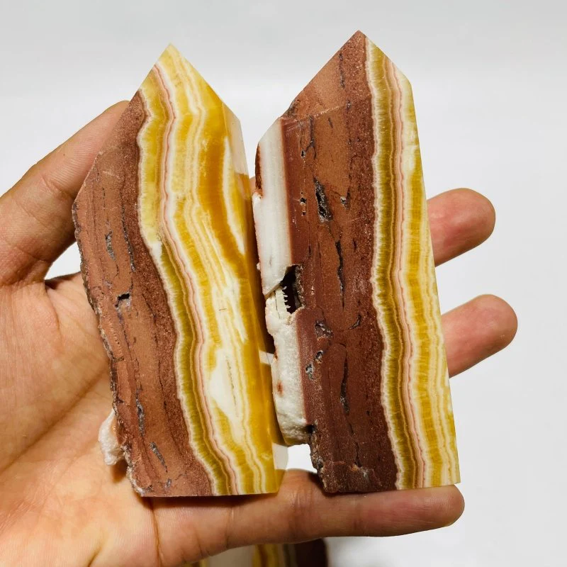 11 Pieces Yellow Calcite Points - Image 3