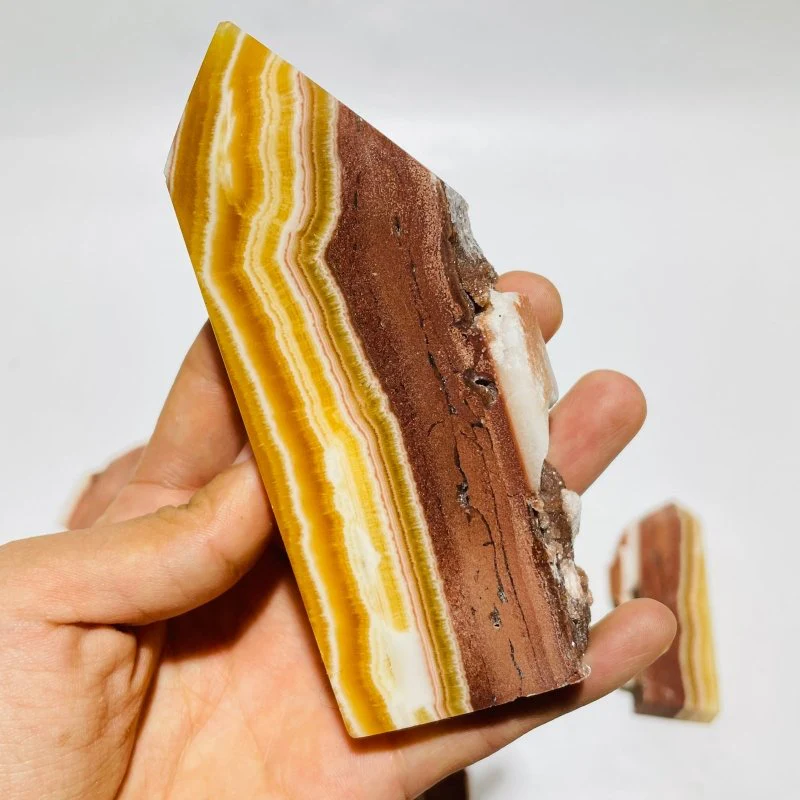 11 Pieces Yellow Calcite Points - Image 6