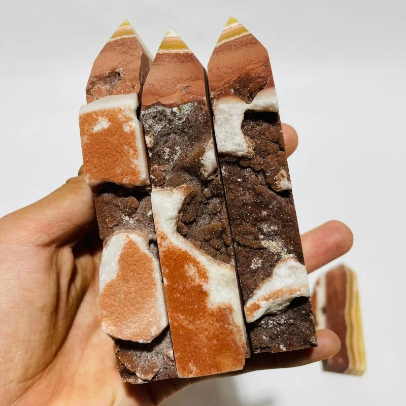11 Pieces Yellow Calcite Points - Image 8