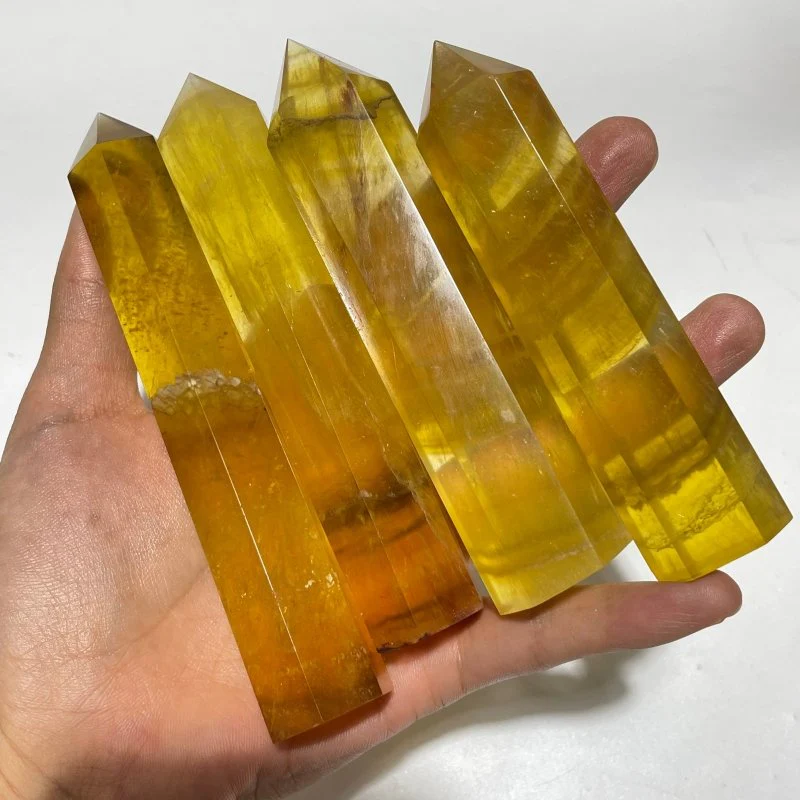 Yellow Fluorite Point Wholesale - Image 6