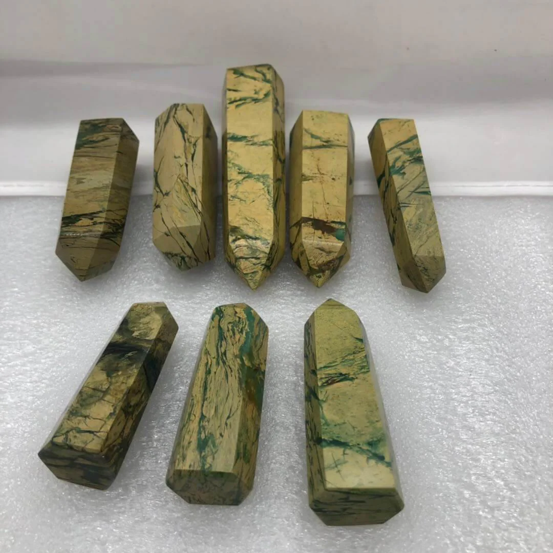 Yellow Mountain Point Crystal Tower 2-3.6in Wholesale - Image 5