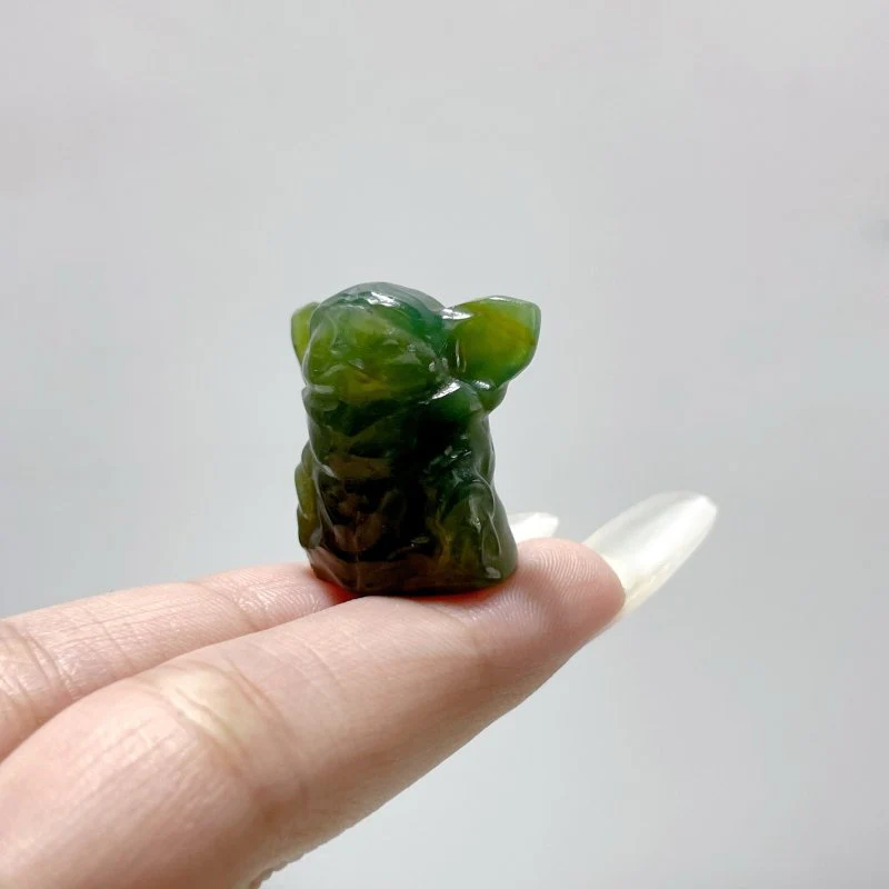 Mini Yoda Carving Wholesale Kambaba Jasper Ocean Jasper - Image 4