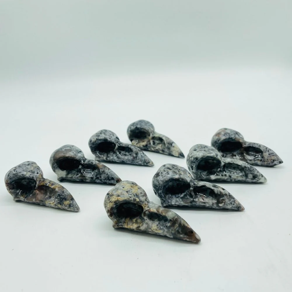 Yooperlite Crow Skull Carving Wholesale - Image 3
