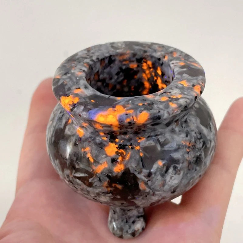 Yooperlite Incense Burner Carving Wholesale (UV Reactive) - Image 5